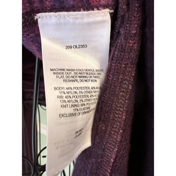 Mountain Hardwear Sarafin Cardigan Sweater Jacket Womens M Medium Wool Blend - Picture 6 of 6